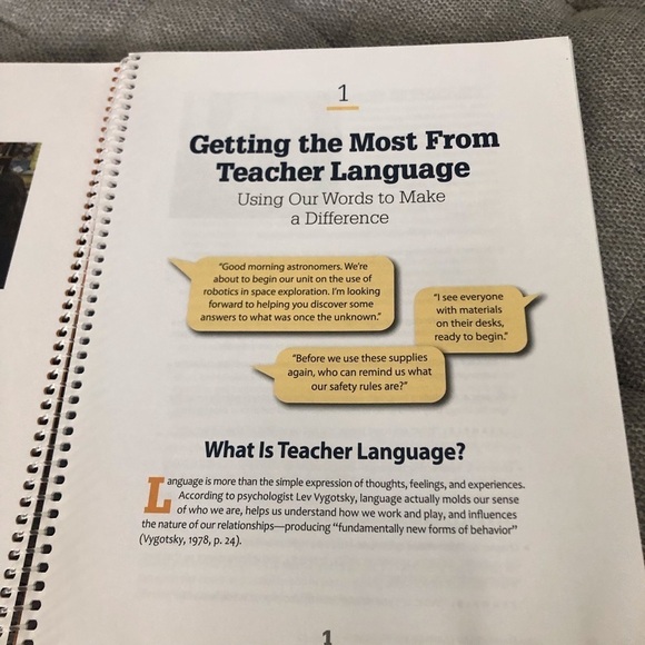 Responsive Classroom The Power of Our Words for Middle school spiral book - Picture 3 of 13